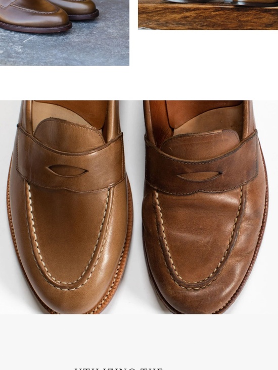 Grant Stone Penny Loafer Dark Brown in Size 10 Wide main image 8